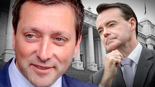 Victoria’s Matthew Guy has emerged victorious over former opposition leader Michael O’Brien. 