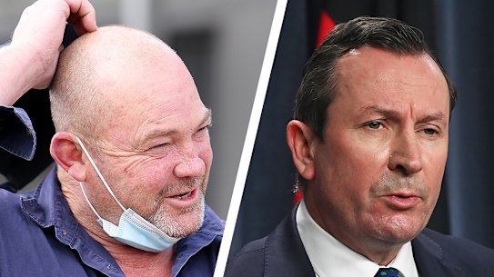 Horseracing trainer Peter Moody WA Premier Mark McGowan