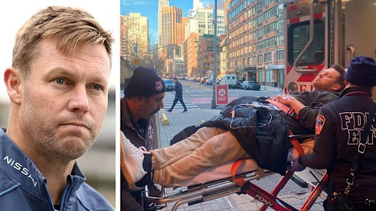 Sam Mitchell in New York City.