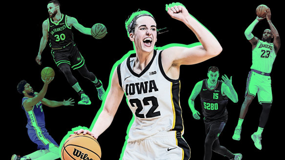 Forget Steph Curry and LeBron James - the best basketballer player in the world right now is college star Caitlin Clark.