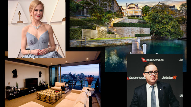 From Alan Joyce to Nicole Kidman and Jackie O, Sydney’s property winners of 2023