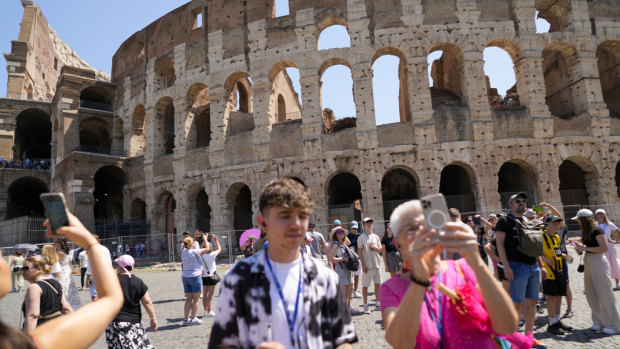 Tourist apologises for Colosseum defacement, saying he ‘had no idea it was so ancient’