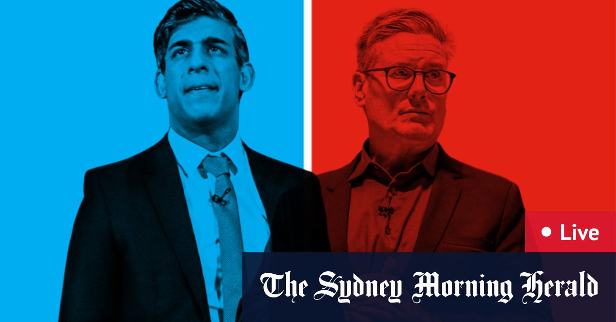 Rishi Sunak, Keir Starmer head-to-head as Britain heads to the polls