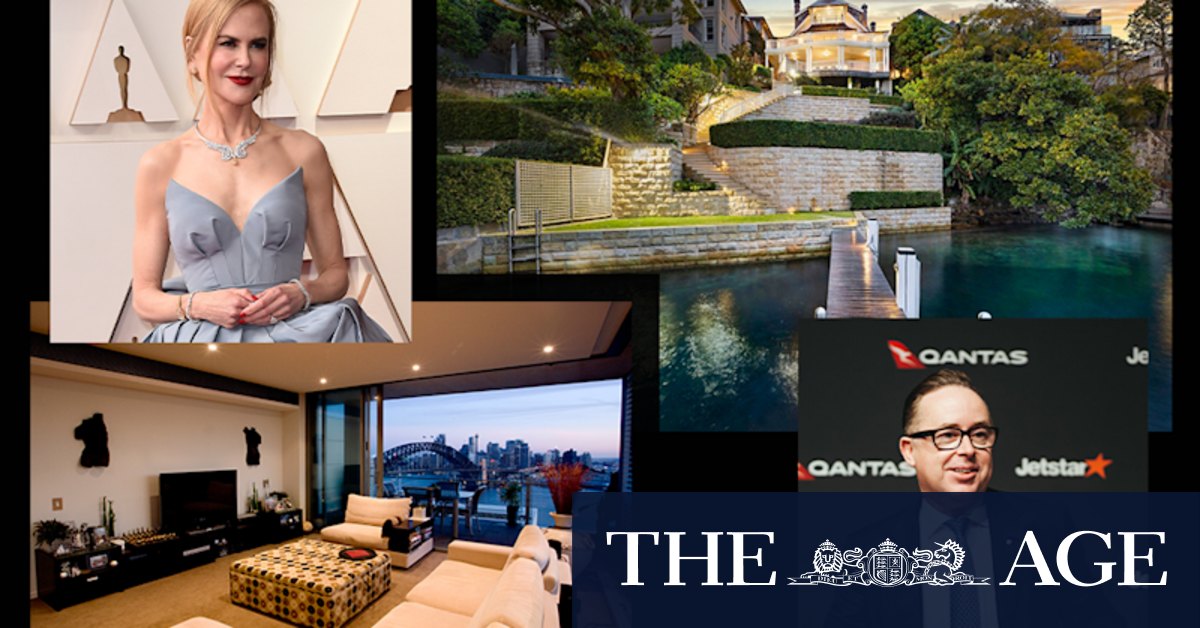 Sydney luxury property: Alan Joyce, Nicole Kidman and Jackie O among Sydney's property winners of 2023 - Vimarsana News