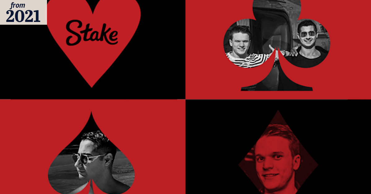 Interface de Stake Casino montrant des jeux et promotions