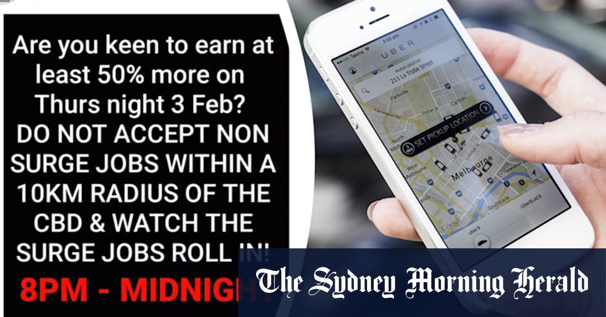 Uber frustrating: Perth ride-share drivers find new ways to price-gouge - Vimarsana News