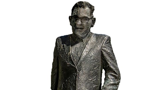 The Age’s digital mock-up for the proposed statue of former premier Daniel Andrews.