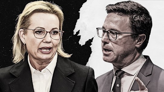 Sussan Ley and David Littleproud are now no longer on the same team.