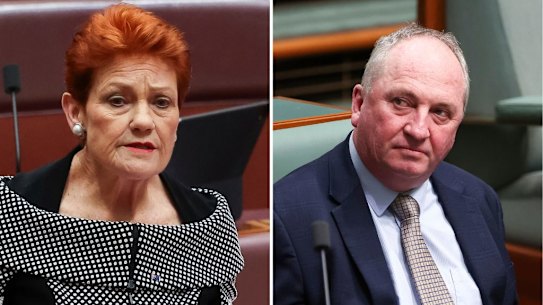 Pauline Hanson e One Nation reclutano Barnaby Joyce.