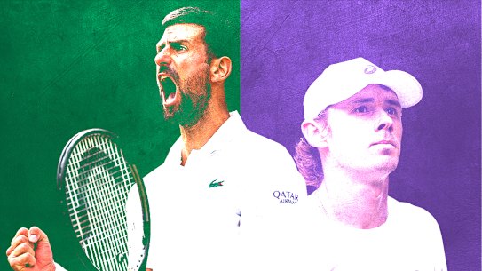 Novak Djokovic was too good for Alex de Minaur in their fourth-round clash.