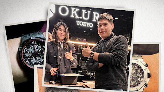 Timotius Donny Sungkar and his watch collection.