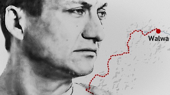 Clad in a blanket in front of an container, Dezi Freeman was shot dead.