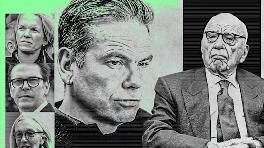 If Rupert had died with the original trust in place, James, Prudence and Elisabeth would likely have dethroned Lachlan.