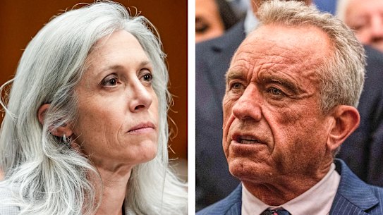 Susan Monarez and Robert F Kennedy JR