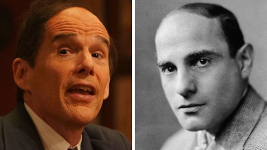 에단 호크(Ethan Hawke)는 블루문(Blue Moon)에서 작곡가 로렌츠 하트(오른쪽) 역을 맡았다.