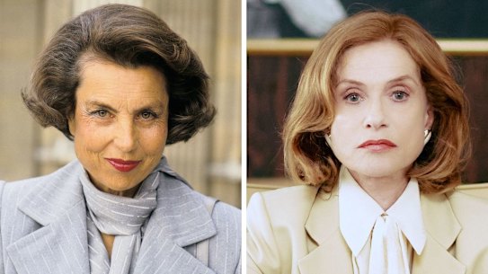 The story of Liliane Bettencourt, left, is told in The Richest Woman in the World, starring Isabelle Huppert.