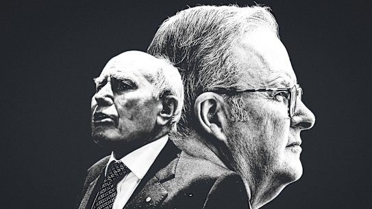 John Howard criticized Anthony Albanese's leadership on antisemitism.