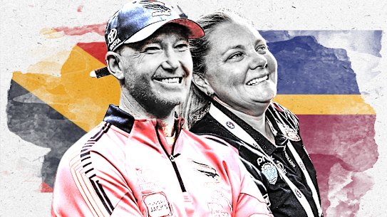 AFL power couple Murray Davis and Bree Brock