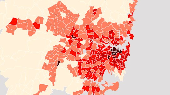 High-amenity Sydney suburbs.