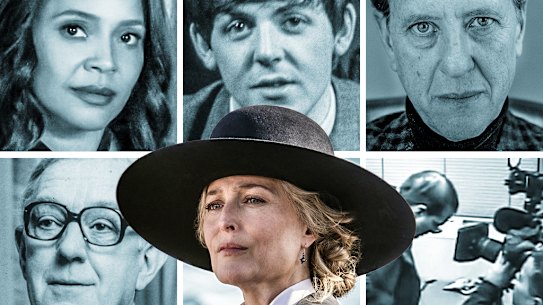 What to stream this week (clockwise from top left): Wild Cherry; The Beatles: Anthology; Dispatches from Elsewhere; The Abandons; and Tinker Tailor Soldier Spy.