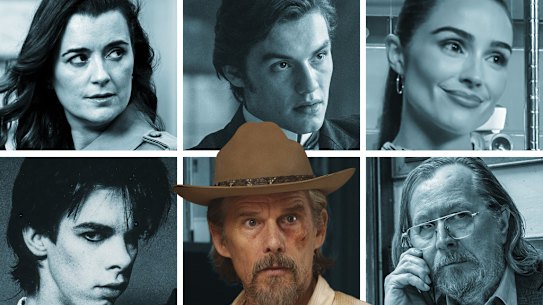 What to stream: (clockwise from top left) NCIS: Tony and Ziva; The House of Guinness; Next Gen Chef; Slow Horses; The Lowdown; and Mutiny in Heaven.