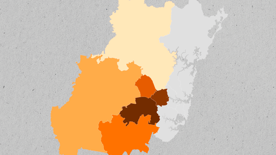 Western Sydney divided.