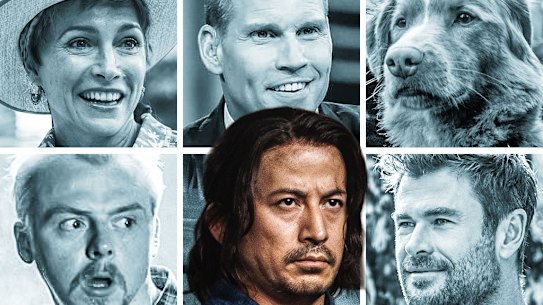 What to stream this week: (from top left) Bump: A Christmas Film; NFL RedZone; Good Boy; Chris Hemsworth: A Road Trip to Remember; Last Samurai Standing; and Spaced.  