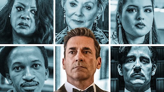 Clockwise from top left: G20; Ernest Cole; Your Friends and Neighbours; The Knick; North of North and Hacks.