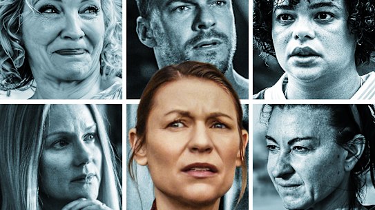 What to stream this week: (clockwise from top left): Happiness; Playdate; He Had It Coming; Love + War; The Beast in Me; and The Big C. 