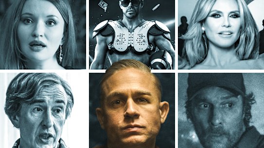 What to stream (from top left): One Last Shot; Cocaine Quarterback; Project Runway; The Lost Bus; Monster: The Ed Gein Story; and How Are You? It’s Alan (Partridge).