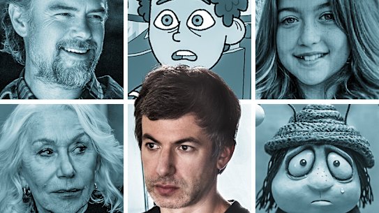 What to stream (clockwise from top): Ransom Canyon, #1 Happy Family USA, Bad Influence, MobLand, The Rehearsal, Memoir of a Snail.