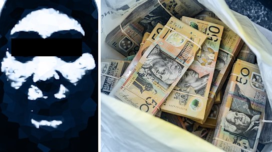 A woman was allegedly found with $2m cash in the boot of her car.