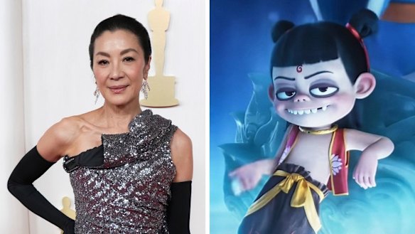 “Hell yes”: Michelle Yeoh was thrilled to help bring the English-language version of Ne Zha 2 to life.