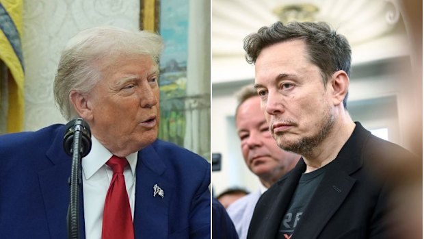 Donald Trump and Elon Musk.