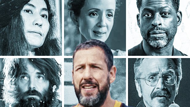 What to stream this week (from bottom left): The Last Man on Earth; One to One: John & Yoko; It’s Fine, I’m Fine; Washington Black; Marc Maron: Panicked; and Happy Gilmore 2.   