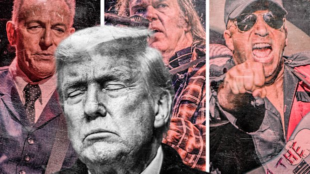 Trump v rock stars