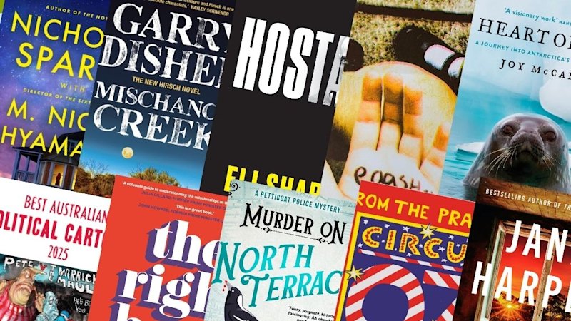 Pregled novih knjig razkriva ljubezensko zgodbo s strašljivimi elementi, avstralski noir in življenje na Antarktiki