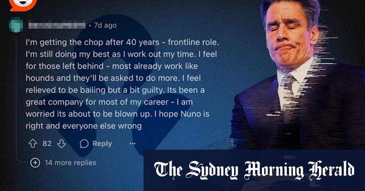 Staff use Reddit to vent about CEO Nuno Matos and bank restructure