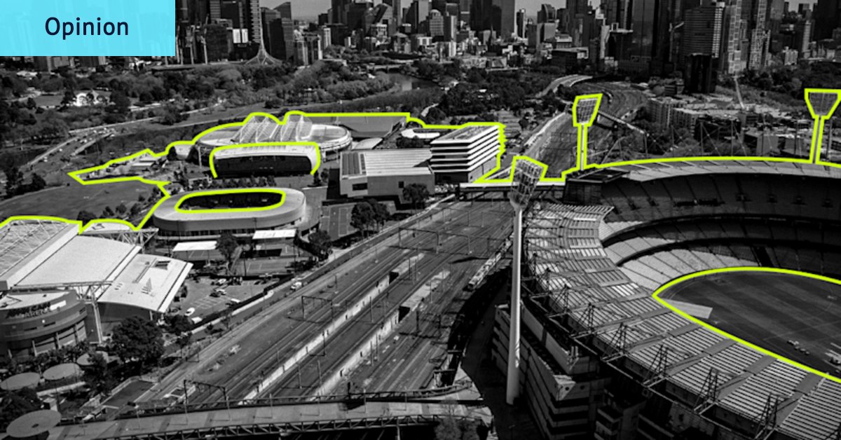 There is a world where art and sport are discrete – but that’s not Melbourne