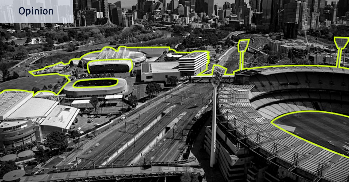 There is a world where art and sport are discrete – but that’s not Melbourne