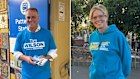 Tim Wilson and Zoe Daniel on the campaign trail.