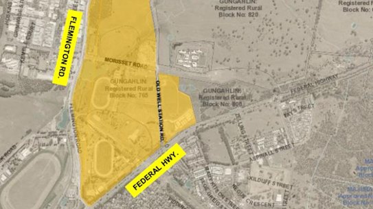 The area around EPIC under investigation for redevelopment.