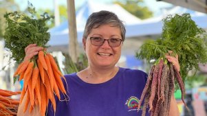 Teck’s Freshly Picked vegetables is one of the stallholders at Rivermakers Farmers and Artisan Markets.