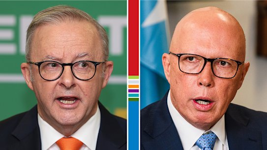 Anthony Albanese and Peter Dutton.