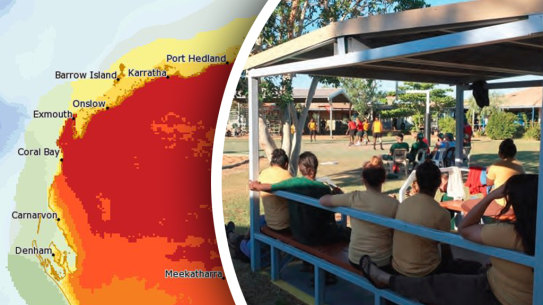 Prisoners in Roebourne prison do not have airconditioning.