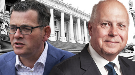 Premier Daniel Andrews and Treasurer Tim Pallas.