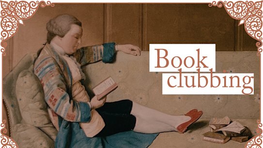 I’m one of those cool, sophisticated people who study books in a club.