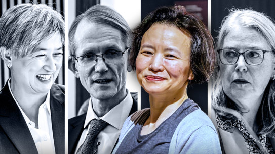 Cheng Lei, Penny Wong, Graham Fletcher, Jan Adams 
