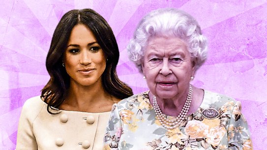 The Duchess of Sussex and the Queen