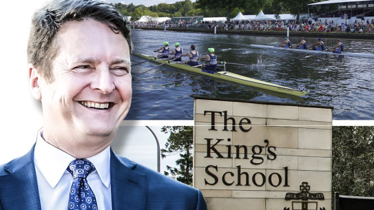 The King’s School’s headmaster Tony George